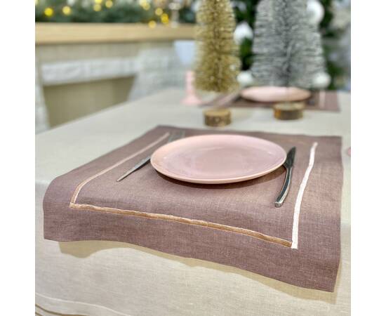 Серветка лляна 40x40 LiMaSo (SRLB31-40), Тип: салфетки, Цвет: фиолетовый, Форма скатерти: квадратная, Размер: 40x40, изображение 3