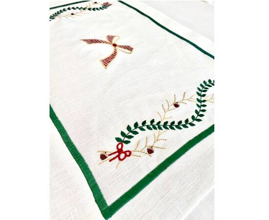 Серветка лляна 34x48 LiMaSo (SRLVB18), Тип: салфетки, Цвет: зеленый, Форма скатерти: прямоугольная, Размер: 34x48, изображение 3