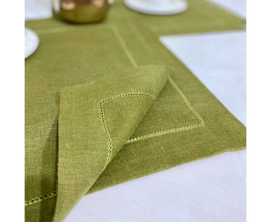 Серветка лляна з мережкою 40x40 LiMaSo (SRLM32-40)