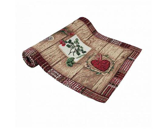 Доріжка Wooden 40х140 Прованс (024653), Тип: доріжки (раннери), Основний колір: червоний, Форма скатертини: прямокутна, Розмір: 40x140, зображення 2