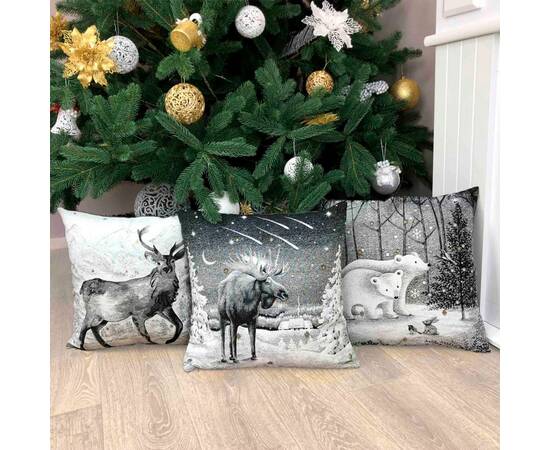 Наволочка 45х45 Black Night Лось Прованс (024575), изображение 4