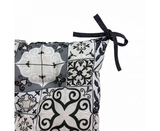 Подушка на стілець 40х40 Milan Прованс (023615), Колір: графітовий, Розмір: 40x40, зображення 2