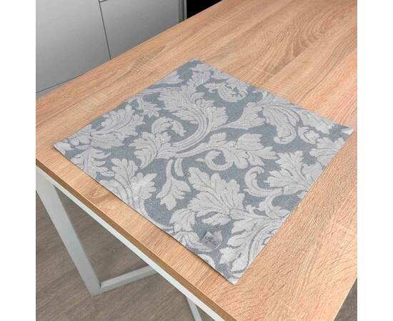 Салфетка 40х40 Сяйво Сіре срібло Прованс (024527), Тип: салфетки, Цвет: серый, Форма скатерти: квадратная, Размер: 40x40, изображение 2