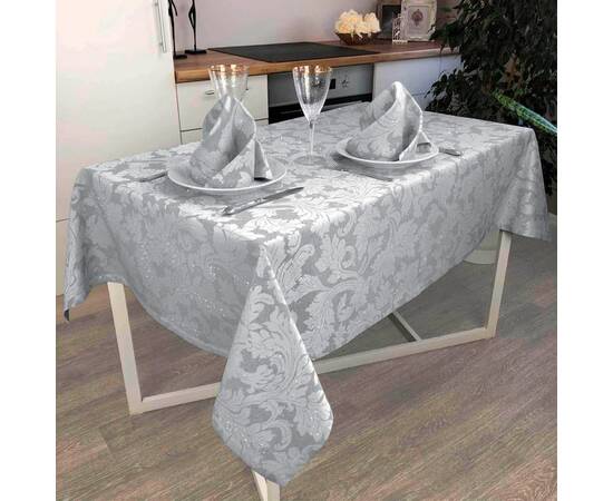 Салфетка 40х40 Сяйво Сіре срібло Прованс (024527), Тип: салфетки, Цвет: серый, Форма скатерти: квадратная, Размер: 40x40, изображение 3