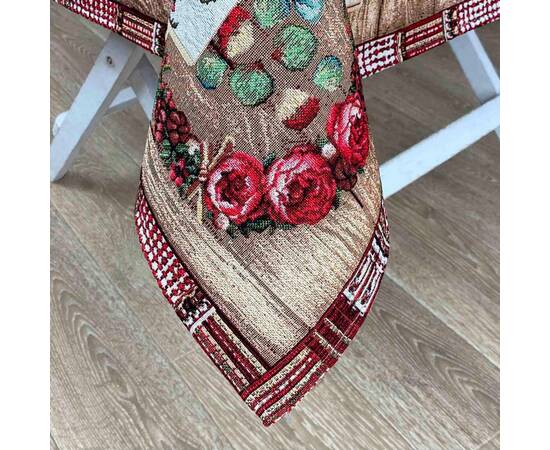Скатерть Wooden 95х100 Прованс (024643), Тип: скатерти, Цвет: красный, Форма скатерти: квадратная, Размер: 95x100, изображение 2