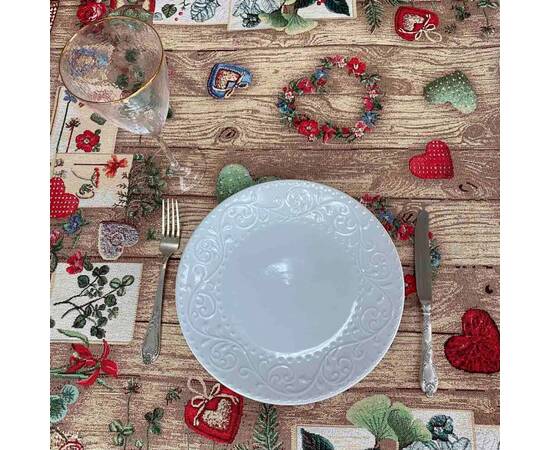 Скатерть Wooden 95х100 Прованс (024643), Тип: скатерти, Цвет: красный, Форма скатерти: квадратная, Размер: 95x100, изображение 3