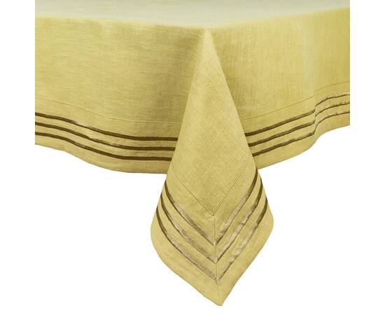Скатертина лляна 140x280 LiMaSo (SKLB25-280), Тип: скатерти, Цвет: желтый, Форма скатерти: прямоугольная, Размер: 140x280, изображение 2