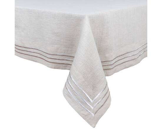 Скатертина лляна 140x140 LiMaSo (SKLB27-140), Тип: скатерти, Цвет: серый, Форма скатерти: квадратная, Размер: 140x140, изображение 2