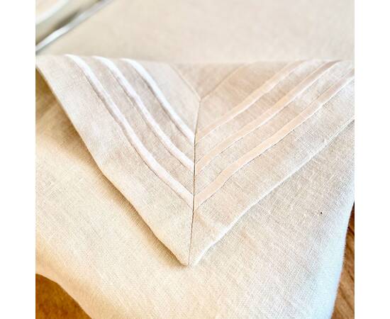 Скатертина лляна 140x280 LiMaSo (SKLB27-280), Тип: скатерти, Цвет: серый, Форма скатерти: прямоугольная, Размер: 140x280, изображение 4