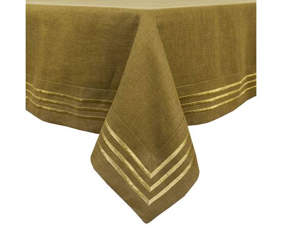 Скатертина лляна 140x180 LiMaSo (SKLB32-180), Тип: скатерти, Цвет: оливковый, Форма скатерти: прямоугольная, Размер: 140x180, изображение 2
