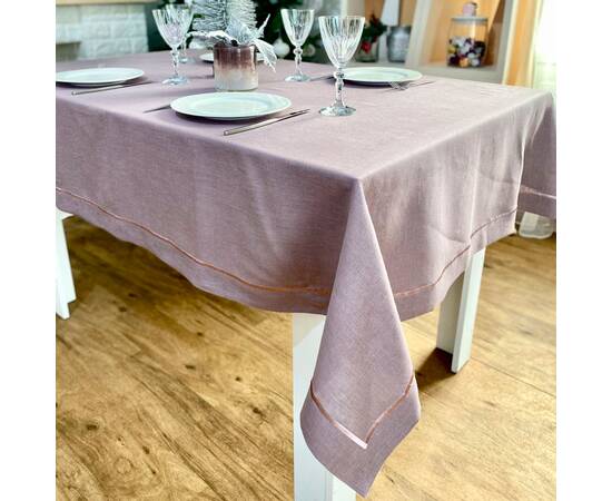 Скатертина лляна 130х200 LiMaSo (SKLB35-180), изображение 2