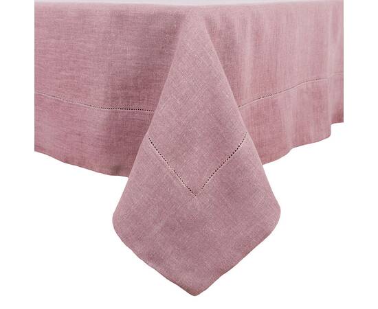 Скатертина лляна з мережкою 140x140 LiMaSo (SKLM31-140), Тип: скатерти, Цвет: фиолетовый, Форма скатерти: квадратная, Размер: 140x140, изображение 2