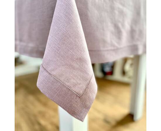 Скатертина лляна з мережкою 130х170 LiMaSo (SKLM35-170), изображение 3