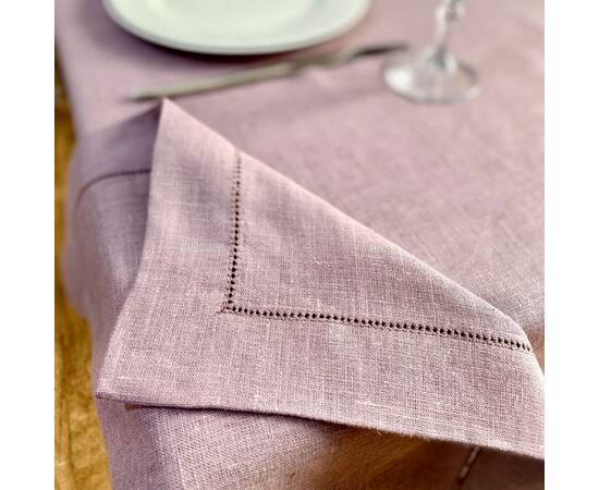 Скатертина лляна з мережкою 130х170 LiMaSo (SKLM35-170), изображение 4