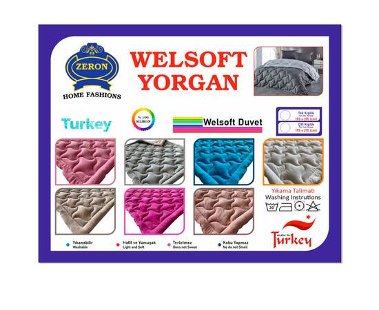 Ковдра Welsoft 195x215 Cri Zeron (18062), Сезонність: зимова, Розмір: 195x215, зображення 4