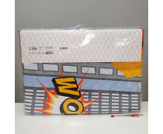 Покрывало детское/подростковое стеганое 180x240 с наволочкой 50х70 Superhero Clasy (18040), изображение 3