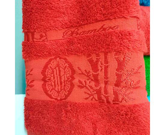 Полотенца бамбуковые 50x90 3шт Aynali Agac Bamboo Desen Zeron (18364), Цвет: набор разных цветов, Размер: 50x90, изображение 3