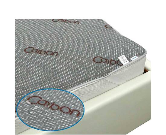 Наматрасник 90х200 водонепроницаемый Carbon Руно (843Carbon), Размер: 90x200, Способ крепления: резинки по углам, изображение 2