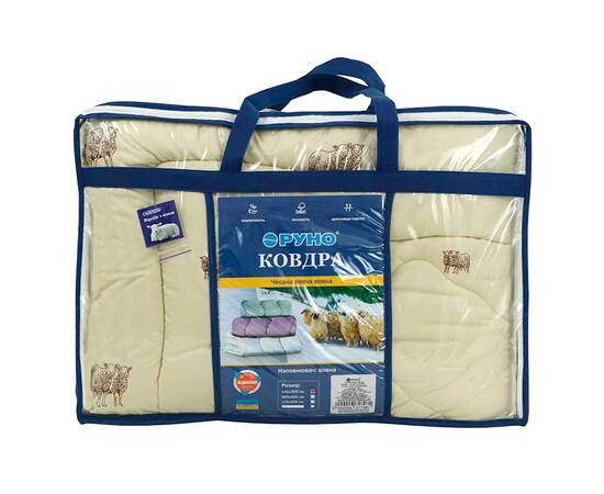 Ковдра 200х220 вовняна Sheep Руно (322.52ШУ_Sheep), Сезонність: особливо тепла, Розмір: 200x220, зображення 3