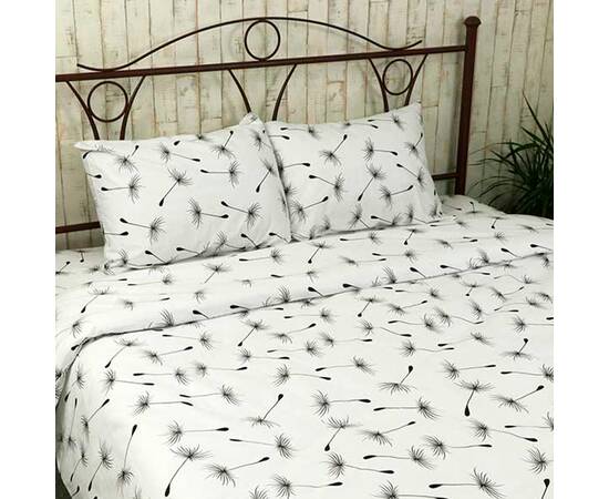 Пододеяльник 205х225 бязевая Руно (67.114Б_Fly white), Цвет: белый, Тип: пододеяльники, Размер: 205x225, изображение 2