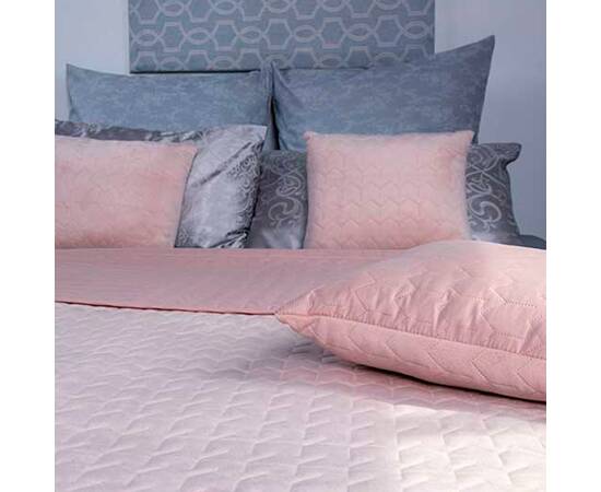 Подушка 40х40 декоративна Velour Apricot Руно (311.55_Apricot), Колір: персиковий, Розмір: 40x40, зображення 3