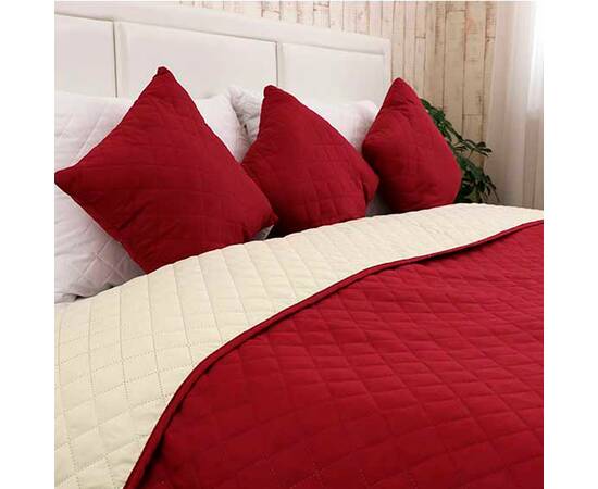 Подушка 40х40 декоративна Гранада Руно (311.52_Гранада), Колір: червоний, Розмір: 40x40, зображення 3