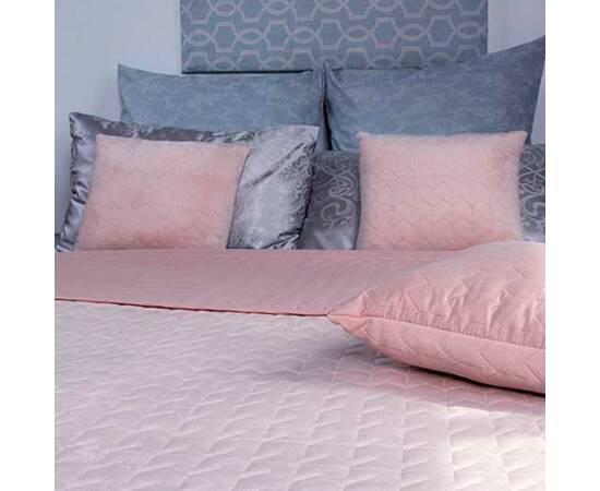 Декоративное покрывало VeLour 220х240 Apricot Руно (330.55_Apricot), Цвет: персиковый, Размер: 220x240, изображение 2