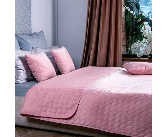 Декоративное покрывало VeLour 180х220 Rose Руно (340.55_Rose), Цвет: розовый, Размер: 180x220, изображение 2