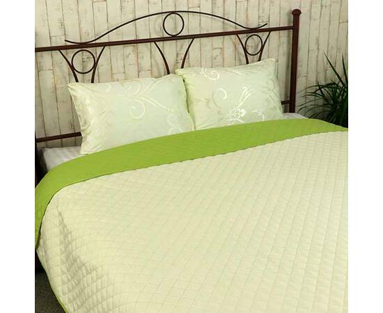 Покрывало 220х240 микрофайбер Астурия Руно (330.52У_Астурія), Цвет: салатовый, Размер: 220x240, изображение 4