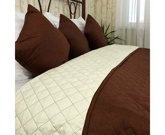 Покрывало 220х240 микрофайбер Барселона Руно (330.52У_Барселона), Цвет: коричневый, Размер: 220x240, изображение 2