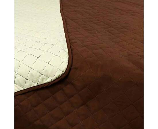 Покрывало 220х240 микрофайбер Барселона Руно (330.52У_Барселона), Цвет: коричневый, Размер: 220x240, изображение 3