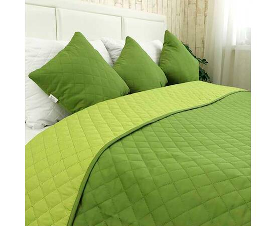 Покривало 150х212 мікрофайбер Леон Руно (360.52У_Леон), Основний колір: зелений, Розмір: 150x212, зображення 3