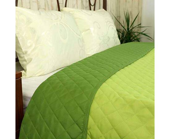 Покривало 150х212 мікрофайбер Леон Руно (360.52У_Леон), Основний колір: зелений, Розмір: 150x212, зображення 4