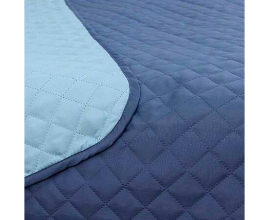 Покрывало 220х240 мкрофайбер Валенсия Руно (330.52У_Валенсія), Цвет: синий, Размер: 220x240, изображение 2