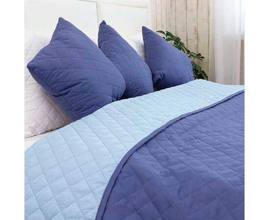 Покрывало 220х240 мкрофайбер Валенсия Руно (330.52У_Валенсія), Цвет: синий, Размер: 220x240, изображение 3