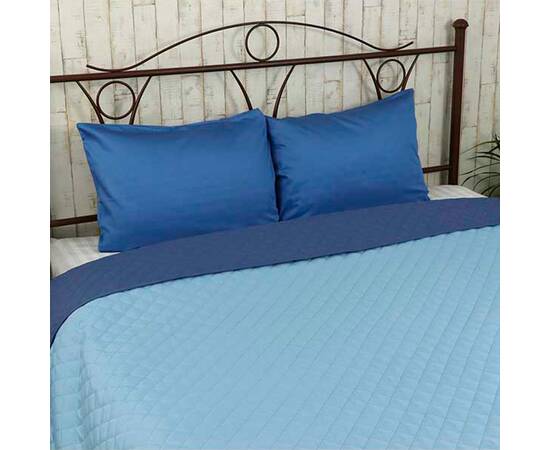 Покрывало 220х240 мкрофайбер Валенсия Руно (330.52У_Валенсія), Цвет: синий, Размер: 220x240, изображение 4