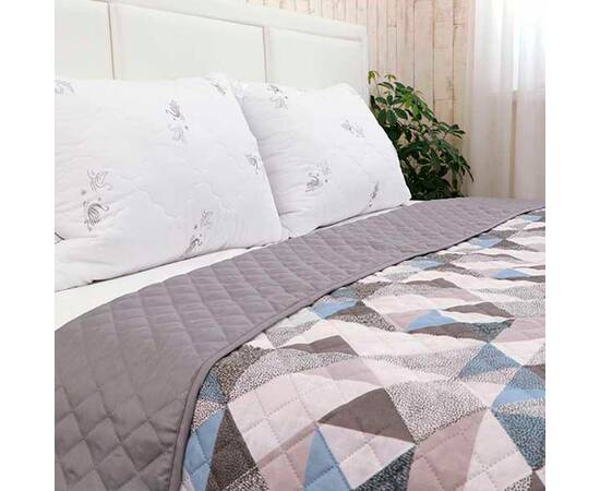 Покрывало 212х240 Абстракция Руно (329.53У_Абстракция), Цвет: серый, Размер: 212x240, изображение 2