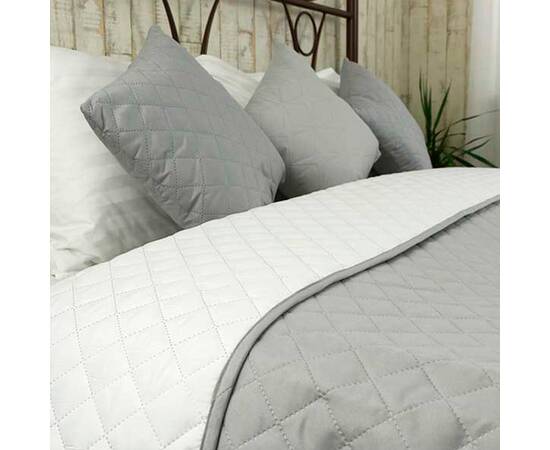 Покрывало 150х212 стеганное White Grey Руно (360.52У_White Grey), Цвет: серый, Размер: 150x212, изображение 2