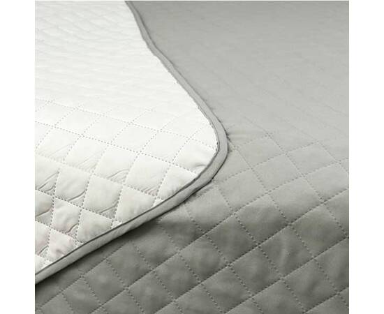 Покрывало 150х212 стеганное White Grey Руно (360.52У_White Grey), Цвет: серый, Размер: 150x212, изображение 3