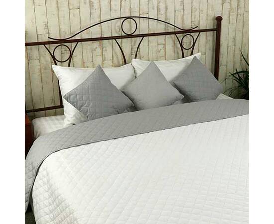 Покрывало 220х240 Grey Руно (330.52У_White Grey), Цвет: серый, Размер: 220x240, изображение 4