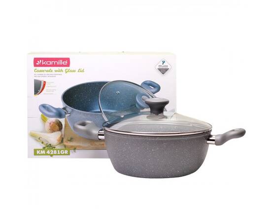 Каструля О24 см Kamille (4281GR), зображення 3