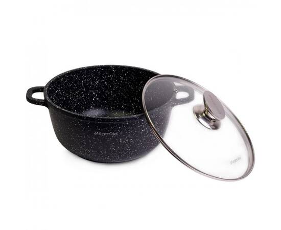 Каструля 24x11, 5cm Kamille (4405), Тип: каструля, Об'єм: 4,5 л, Колір: чорний, зображення 2