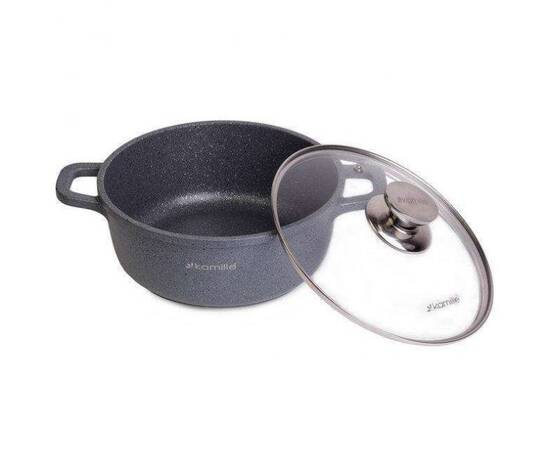 Каструля 24x11, 5cm Kamille (4425), Тип: каструля, Об'єм: 4,5 л, Колір: сірий, зображення 2