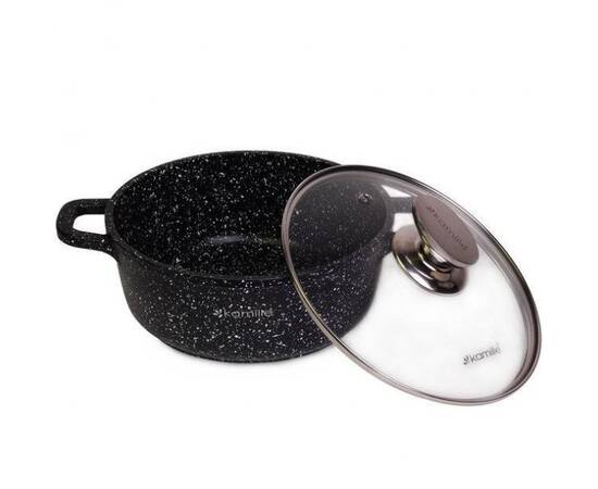 Кастрюля 28x12,5cm Kamille (4406), Тип: кастрюля, Объем: 6,5 л, Цвет: черный, изображение 2