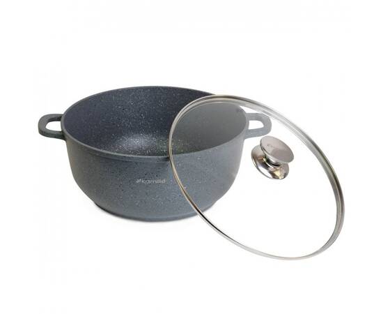 Кастрюля 28x12,5cm Kamille (4426), Тип: кастрюля, Объем: 6,5 л, Цвет: серый, изображение 2