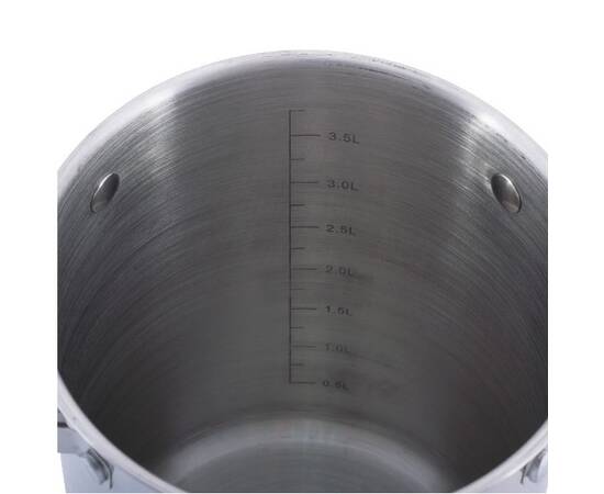 Каструля для спаржі 4л O16x21 см Kamille (5850), Тип: каструля для спаржі, Об'єм: 4 л, Колір: срібний, зображення 3