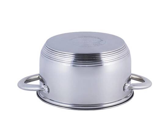 Кастрюля 2,4л с крышкой Kamille (5772), Тип: кастрюля, Объем: 2,4 л, Цвет: серебряный, изображение 3