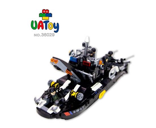 Конструктор UAToy 36029 Корабль группы S.W.A.T. 771 дет., изображение 4