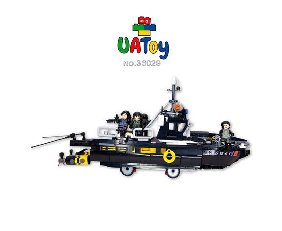 Конструктор UAToy 36029 Корабль группы S.W.A.T. 771 дет., изображение 7