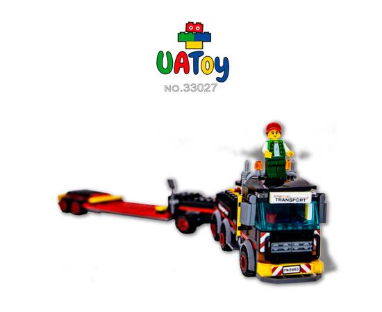 Конструктор UAToy 33027 Вертолет и тягач 331 дет., изображение 5